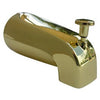 Bathtub Diverter Spout, Polished Brass