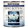 Marine Coatings Anti-Fouling Paint, Blue Boat Bottom, 1-Qt.