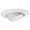 Adjustable Eyeball Light Fixture, White, 6-In.