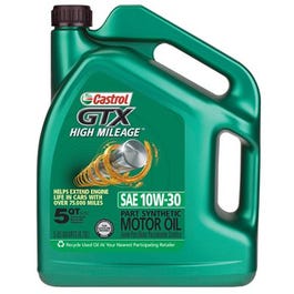 GTX Motor Oil, High-Mileage, 10W-30, 5-Qts.