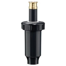 400 Series Underground Sprinkler Pop-Up, 2-In., Twin-Spray Brass Nozzle, Center Strip Pattern