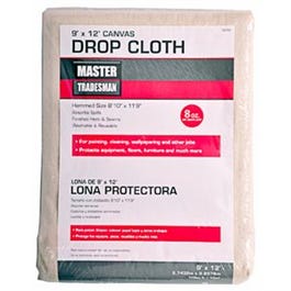 Canvas Drop Cloth, 9 x 12-Ft.