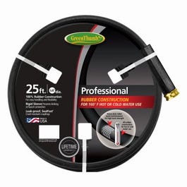 Green Thumb Hot Water Rubber Hose, 5/8-in x 25-Ft.