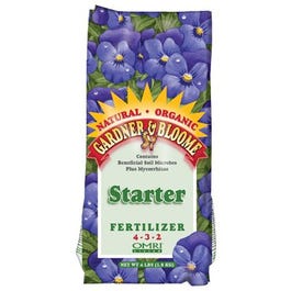 Plant Starter Organic Fertilizer, 4-3-2 Formula, 4-Lbs.