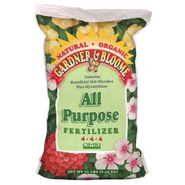 All-Purpose Organic Fertilizer, 4-4-4 Formula, 12-Lbs.