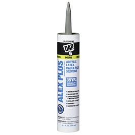 10.1-oz. Alex Plus Slate Gray Acrylic Latex Caulk