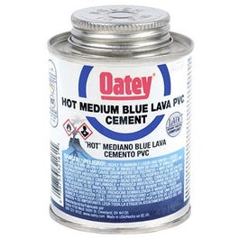 Lava PVC Cement, Blue, 4-oz.