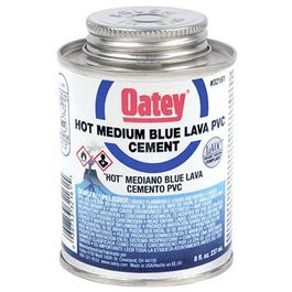 Lava PVC Cement, Blue, 8-oz.