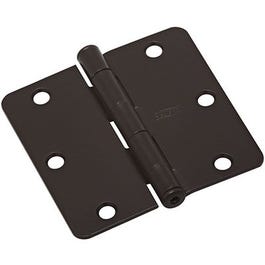 Door Hinge, Interior, Oil-Rubbed Bronze, 3.5-In.