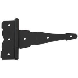 Ornamental Gate Hinge, Reversible, Black, 8-In.