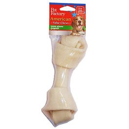 Dog Treats, American Beefhide Bone, 6-7-In.