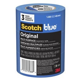 Blue Painter's Tape, 3-Roll Pk., 60-Yds. Each