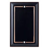 Blank Wall Plate, 1-Gang, Architectural, Bronze & Copper Zinc