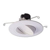 LED Retrofit Trim & Gimbal, White, 10-Watt, 5 to 6-In.