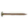 Cabinet Screws, Star, Zinc & Yellow Dichromate, #8 x 1.75-In., 1-Lb.