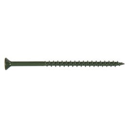 Deck Plus Ceramic Wood & Deck Screws, Green, #10 x 2.5-In., 5-Lbs.