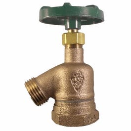 Garden Valve, Lead-Free, 1-In. FPT x 3/4-In. Hose Thread