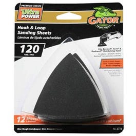 Hoop & Loop Sandpaper, 3-In., 120-Grit, 12-Pk.