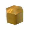 Cap, Brass, Compression, 3/8-In.