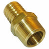 Pipe Fitting, Hose Barb Adapter, 1/2 MPT x 3/8-In. Brass