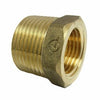 Pipe Fitting, Reducing Hex Bushing, Lead-Free Brass, 3/4 Male x 1/2-In. FPT