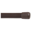 Carlisle Spring Tension Rod, Brown, 28 to 48-In.