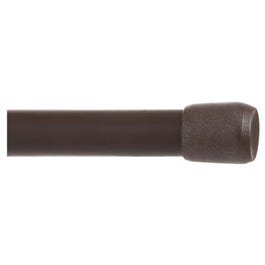 Carlisle Spring Tension Rod, Brown, 28 to 48-In.