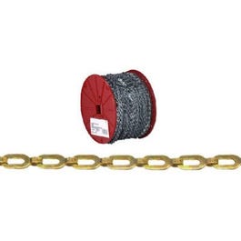 1/0 Brass Safety Chain, 250-Ft.