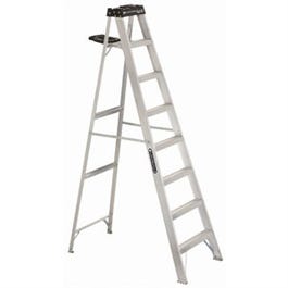 8-Ft. Step Ladder, Aluminum, Type 1A, 300-Lb. Duty Rating