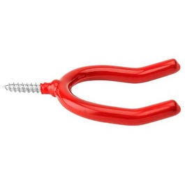 Double Screw Hook, Vinyl-Coated, 2.75-In.