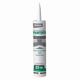 Latex Caulk, White, 10.1-oz.