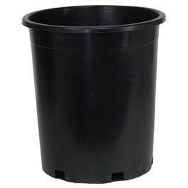 Nursery Planter, Black Plastic, #5, 3.76-Gallons