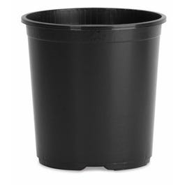 Nursery Planter, Black Plastic, #3, 2.62-Gallons