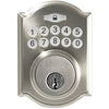 Castle Electronic Deadbolt, Satin Nickel