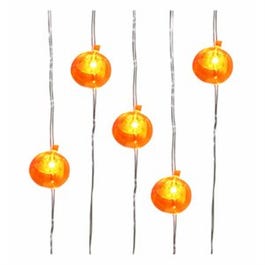 LED Pumpkin Light Set, 20 Battery-Operated Lights