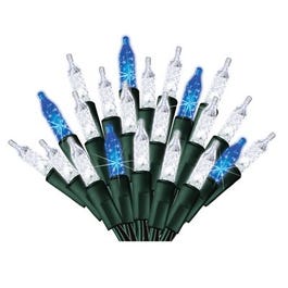 LED Color Twinkle 70-Light Icicle Set