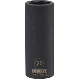 Metric Deep Impact Socket, 6-Point, Black Oxide, 1/2-In. Drive, 120mm