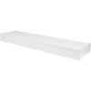 Floating Shelf, Modern Design, White, 24-In.