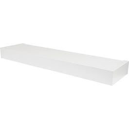 Floating Shelf, Modern Design, White, 24-In.