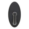 Decorative Hook, Bronze, Oval, Holds 15-Lbs.