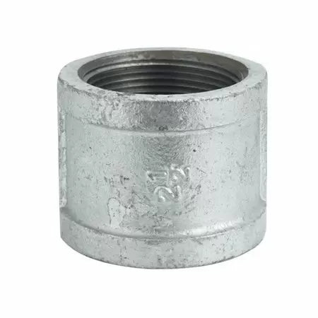 B & K Industries Galvanized Coupling 150# Malleable Iron Threaded Fittings 2 1/2