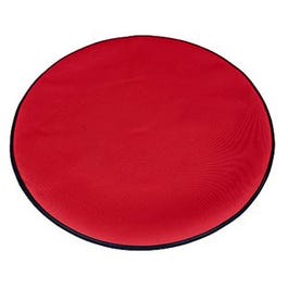 Christmas Tree Mat, Red Rubber, Indoor/Outdoor, 35 x 35-In.