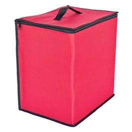 Ornament Storage Tub, Red, Holds 48