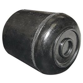 Furniture Leg Tip, Black Rubber, 1-1/4-In.