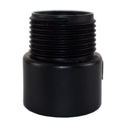 Pipe Adapter, ABS/DWV, Male, 2-In.