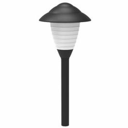 LED Path Light, Black Plastic, 45 Lumens, 1.3-Watt