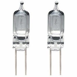 Halogen Bulb Set, Warm White, 220 Lumens, 20-Watt, 2-Pk.