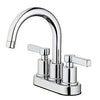 Mid-Arch Lavatory Faucet, 2-Handle, Chrome