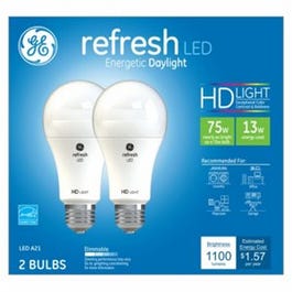 LED, Refresh HD, Daylight, 13 Watts, 2PK