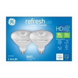 LED Light Bulbs, Par38, Diffused Daylight, 1200 Lumens, 15-Watts, 2-Pk.